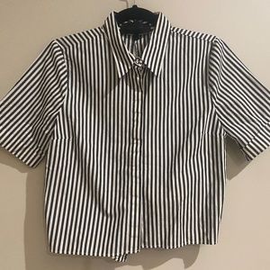 Kendall and Kylie Crop Button Dow